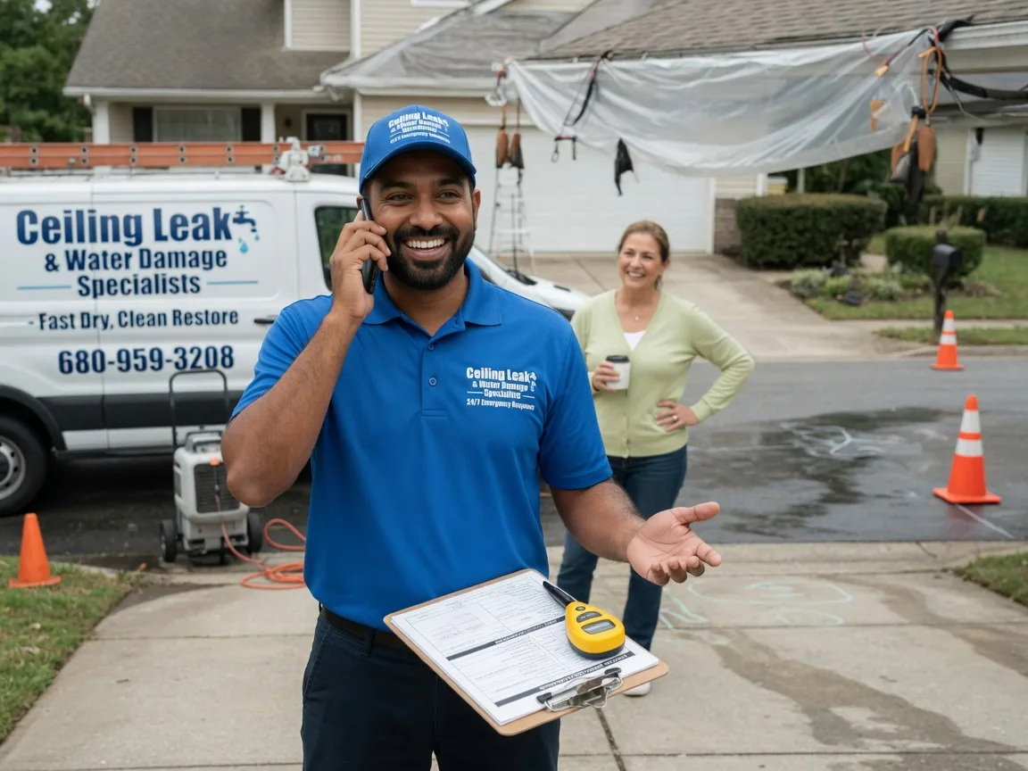 Ceiling Leak Cleanup New Edinburg, AR FAQs